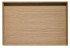 Oval oak taca