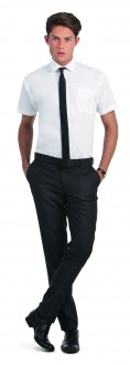 Poplin Shirt Smart Short Sleeve / Men