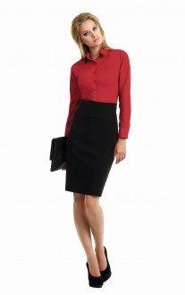 Poplin Shirt Smart Long Sleeve / Women