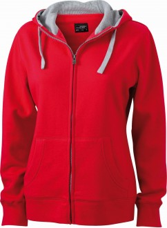 Bluza Lifestyle Zip-Hoody James Nicholson JN962