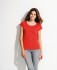 Damski T-Shirt Short Scoop
