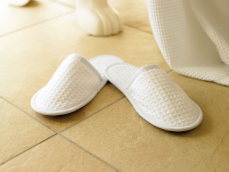 Waffle Mule Slippers Towel City TC066