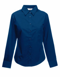 Lady-Fit Long Sleeve Poplin FOTL 65-012-0