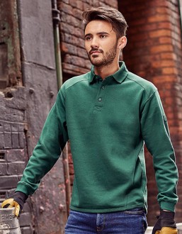 Bluza pracownicza  z kołnierzem i plisą