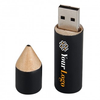 Pendrive drewniany ekologiczny w kształcie ołówka