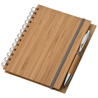 Bambusowy ekologiczny notes z okładką w formacie A5